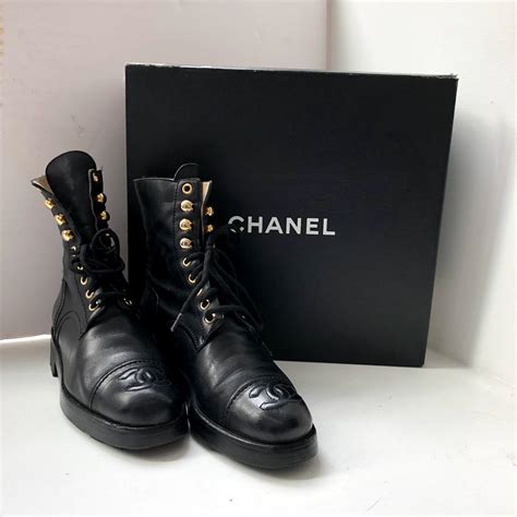 chanel combat boots 2015|Chanel combat boots 2019.